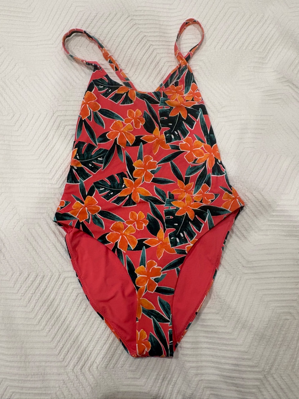 Floral High-Waist High-Cut Women’s 90s One Piece